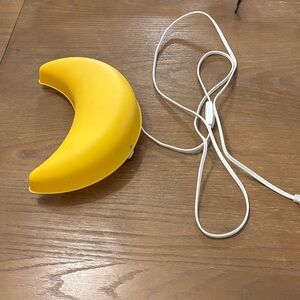 Yellow Crescent-Shaped lamp